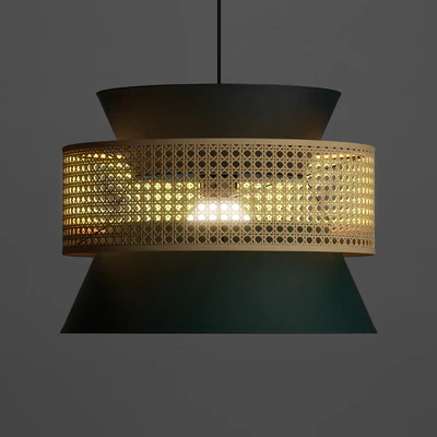 Wicker lampshade for DOLKIE chandelier — Ver 3