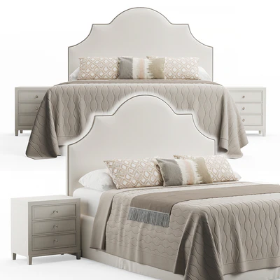 Rowe Bedroom King Headboard Bed — Вид 1