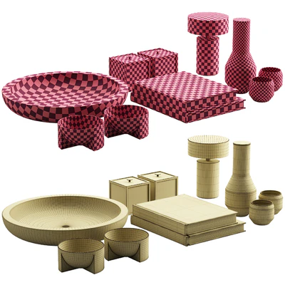 055 Living decor set NATURE ACCESSORIES 02 — Ver 6
