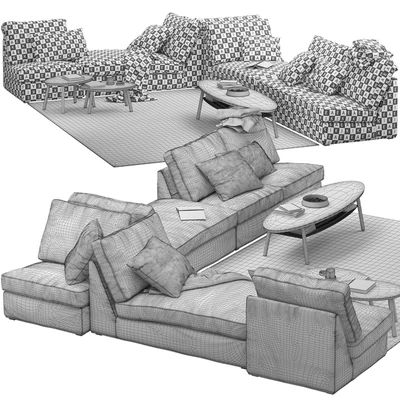 Sofa Ikea Kivik 6 — Ver 2