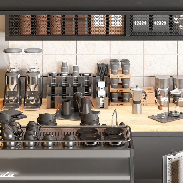 industrial coffee shop — Descargar