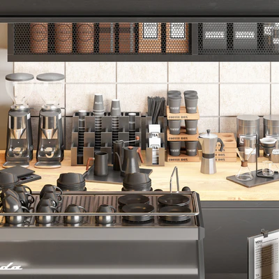 industrial coffee shop — Ver 3