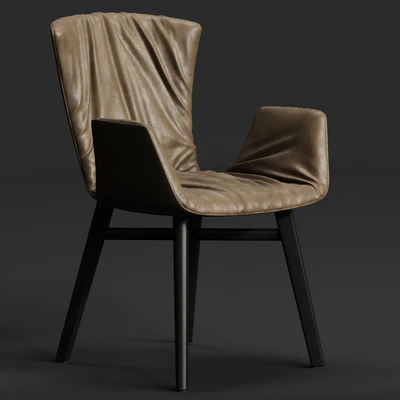 DRAENERT DEXTER Armchair and FONTANA Table — Ver 3