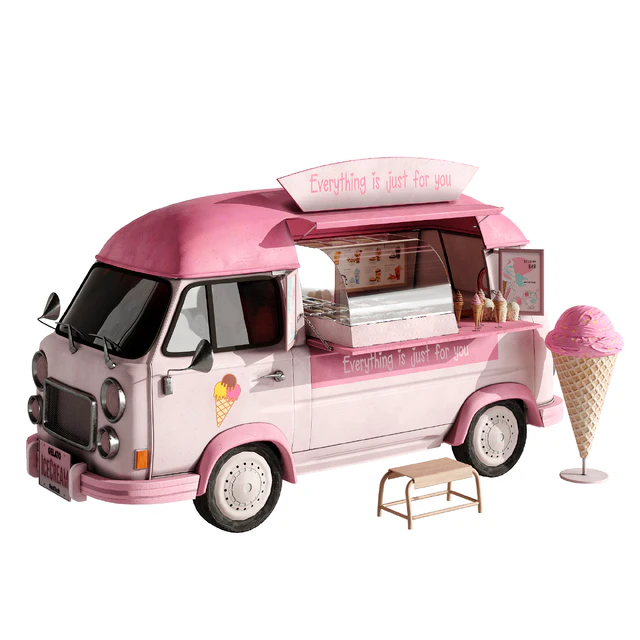 Foodtruck ice cream set 2 — Скачать