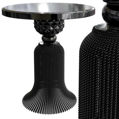 Kay Noir Marble Tassel Table — Ver 1