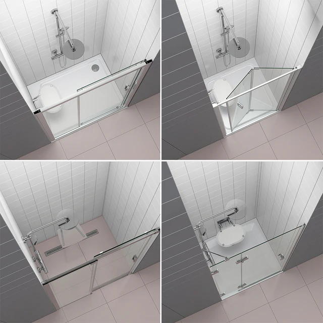 Set of shower doors RAVAK set 52 — Descargar