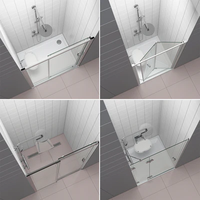 Set of shower doors RAVAK set 52 — Ver 2