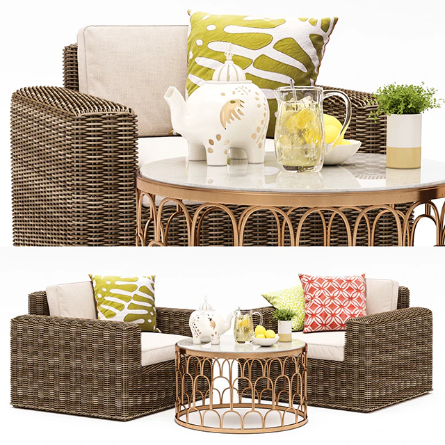Vista Lounge Chair and Dunland Coffee Table — Descargar