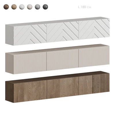 Hanging TV stand Puzzlemebel — Ver 3