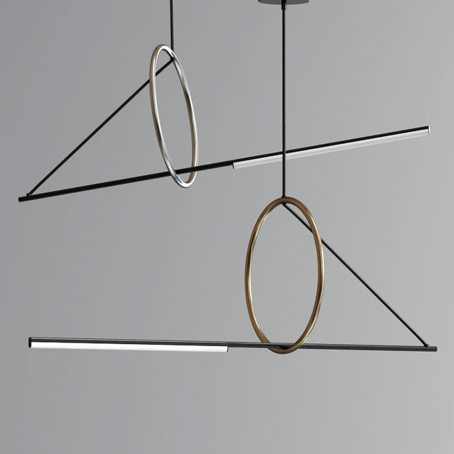 Modern Ceiling Suspension Pendant Collection 02 — Скачать