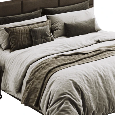 RH Modena Leather Bed — Вид 2