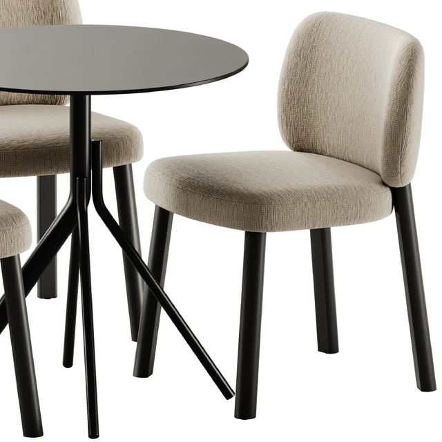 Bross Aretha Chair and Et al Main Table — Скачать