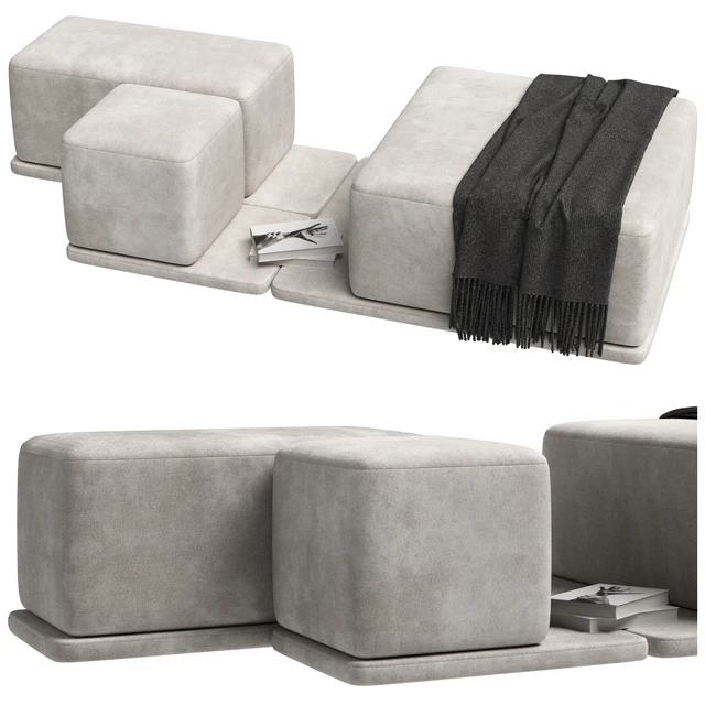 Set of poufs "Coast" — Descargar
