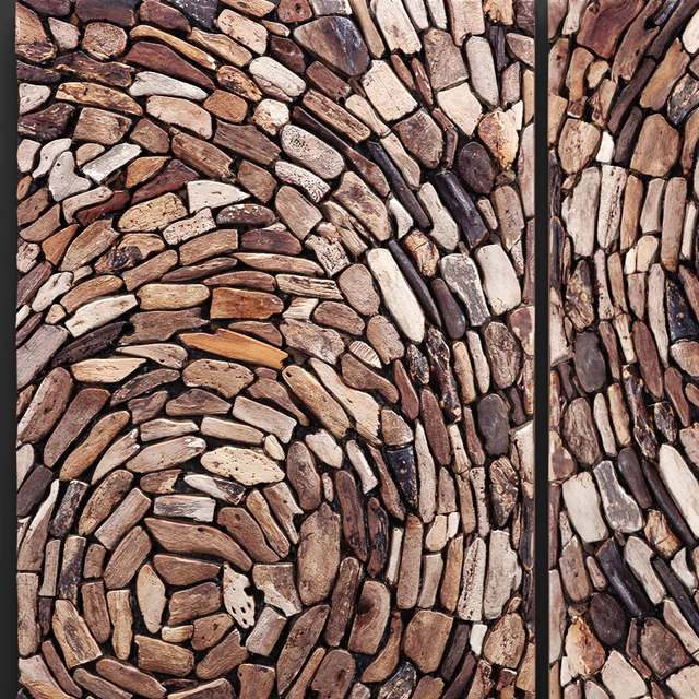 Dimond Home Driftwood Whirl Wall Art, настенный декор, панно из досок, деревянный декор, доски, деревянная стена, панель, рейки, картина, бруски, эко, эко-дизайн — Скачать