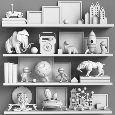 Toys and furniture set 117 — Ver 2