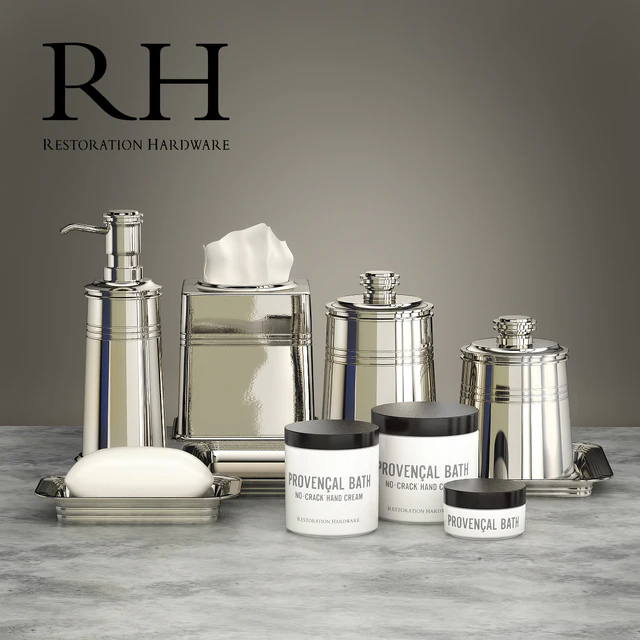 Set for bathrooms Restoration Hardware METAL APOTHECARY ACCESSORIES — Descargar