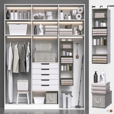 Laundry and bath cabinet 3 — Ver 1
