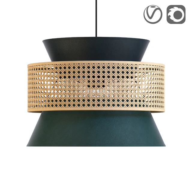 Wicker lampshade for DOLKIE chandelier — Descargar