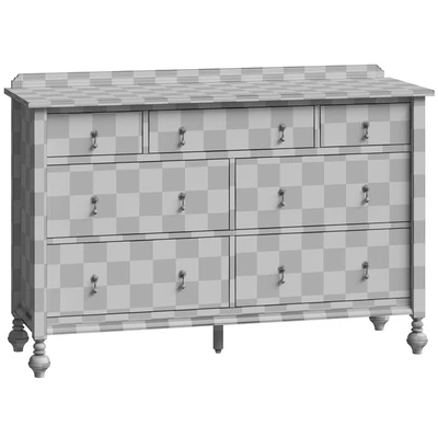 Pottery Barn/Summerville Seven Drawer Dresser — Ver 4