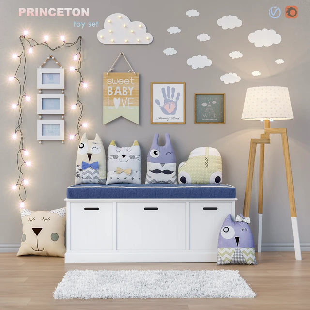 Toys and daybed PRINCETON set 15 — Скачать