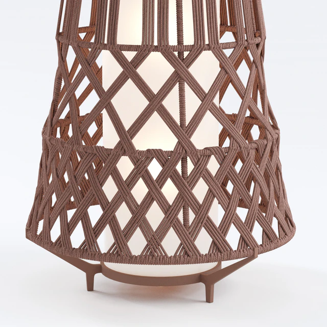 Outdoor Garden Wicker Floor Lamp Talenti — Скачать