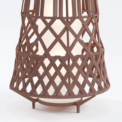 Outdoor Garden Wicker Floor Lamp Talenti — Вид 3