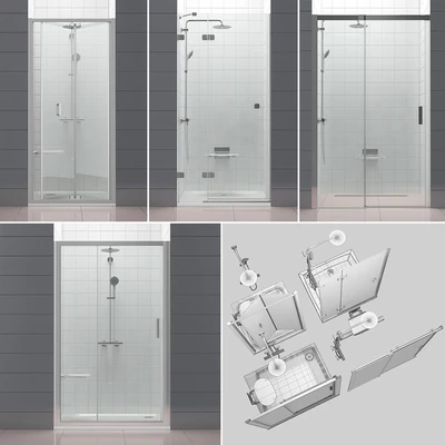 Set of shower doors RAVAK set 52 — Ver 3