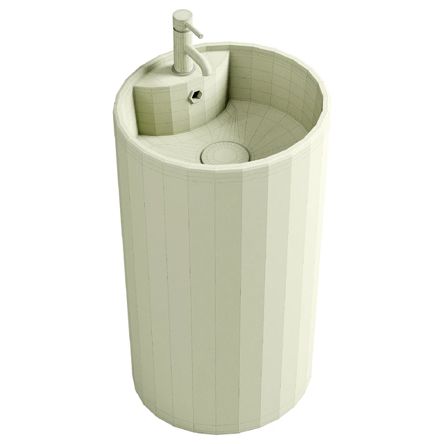 Washbasin SantiLine SL-4003MB matt black — Descargar