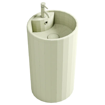 Washbasin SantiLine SL-4003MB matt black — Ver 2