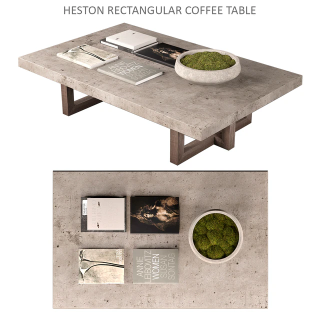 Heston Rectangular Coffee Table — Скачать