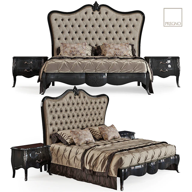 Bed with curbstones Pregno Byblos (for perezalivku) — Descargar