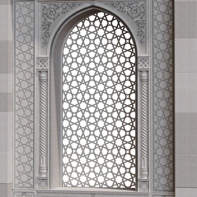 islamic arc and pattern facade element set 385 — Ver 2