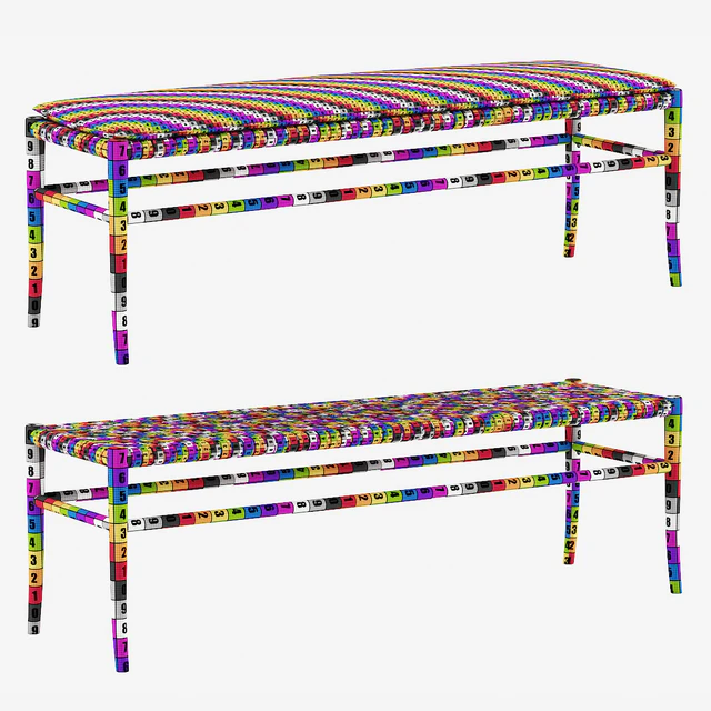 Vintage Folding Rope Bench — Скачать