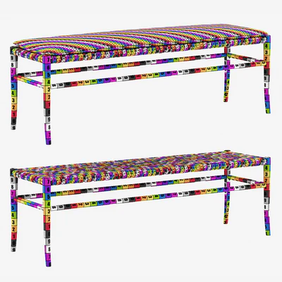 Vintage Folding Rope Bench — Вид 3