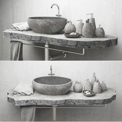 Stone Washbasin No. 7 — Ver 3