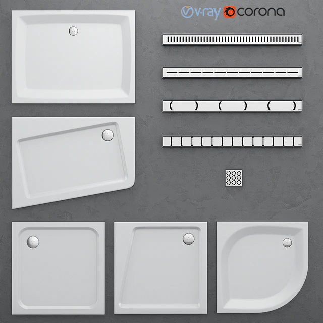 Shower trays and channels Ravak set 41 — Descargar