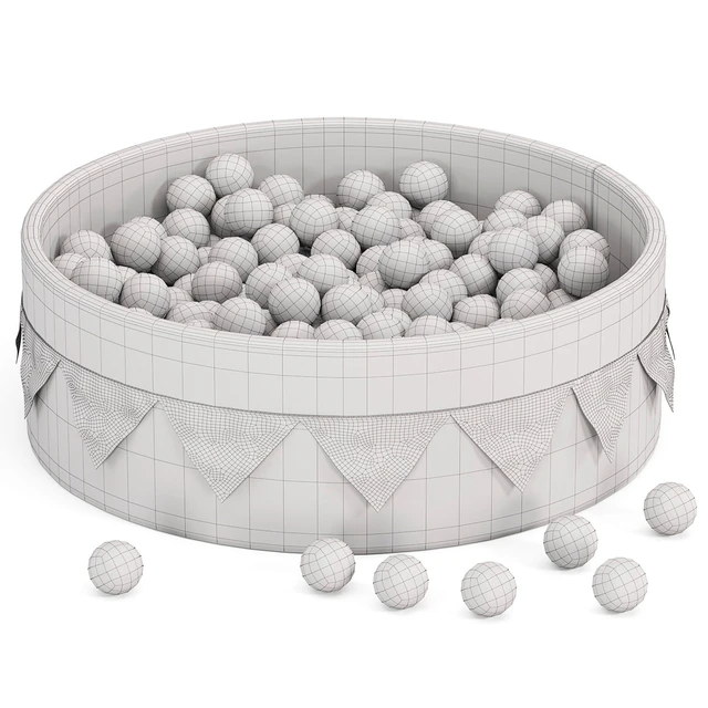 Dry pool with garland 200 balls — Descargar