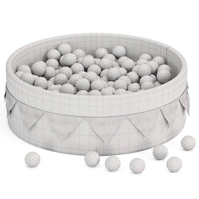 Dry pool with garland 200 balls — Ver 3