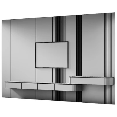 TV Wall for living room TV WALL 06 — Ver 4