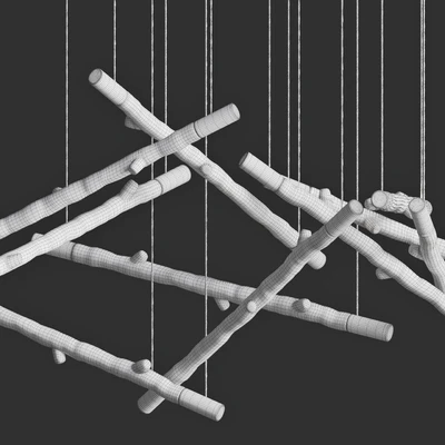 Pendant lamp in the form of cylinders RITM — Ver 2