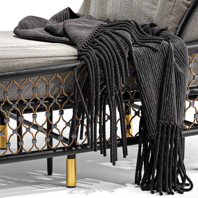 Rattan sun lounger By visionnaire — Descargar