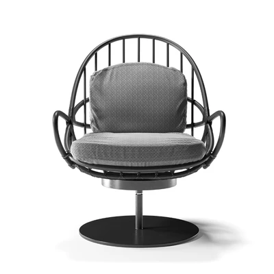 Twist Armchair Marco Corti Black — Ver 5