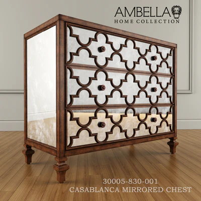 Ambella Home CASABLANCA MIRRORED CHEST — Ver 2