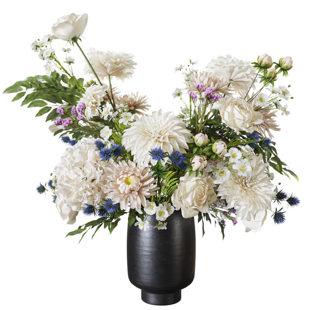 Flower Set 068 dahlia rose chrysanthemum hydrangea — Скачать