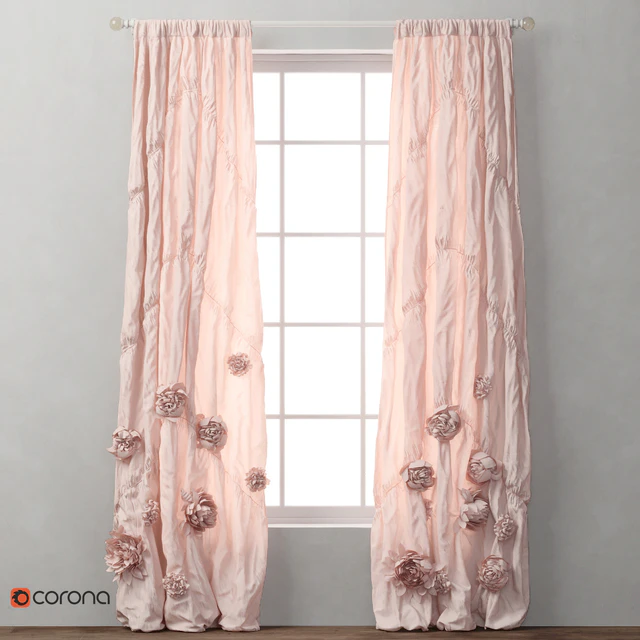 RH/ WASHED APPLIQUED FLEUR DRAPERY — Скачать