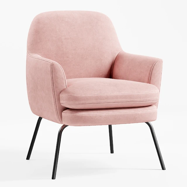 Chloe Velvet Arm Chair — Descargar
