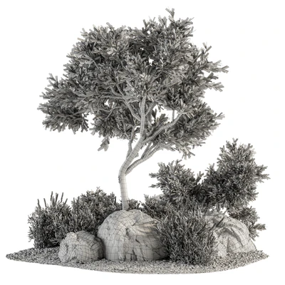Garden set Tree and Bush - Garden Set 18 — Ver 3