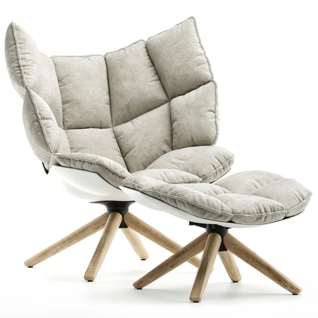 Armchair B&B Italia Husk (H1G H2G H3G HP4) — Скачать