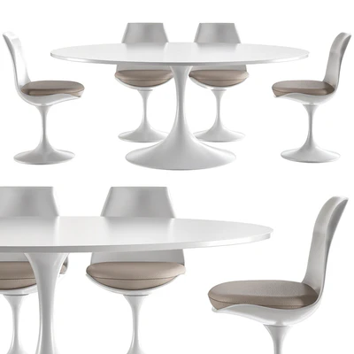 Saarinen Tulip High Tables Knoll — Скачать