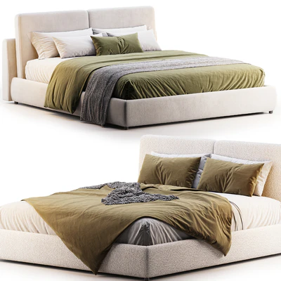 Cloud Bed Queen Cream Boucle Sundays Company — Ver 3